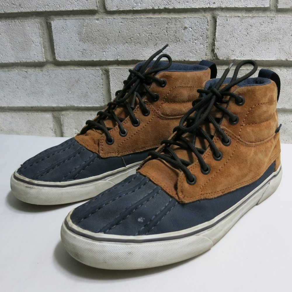 Vans Nubuck Leather Casual Tennis High Top Shoe 10
